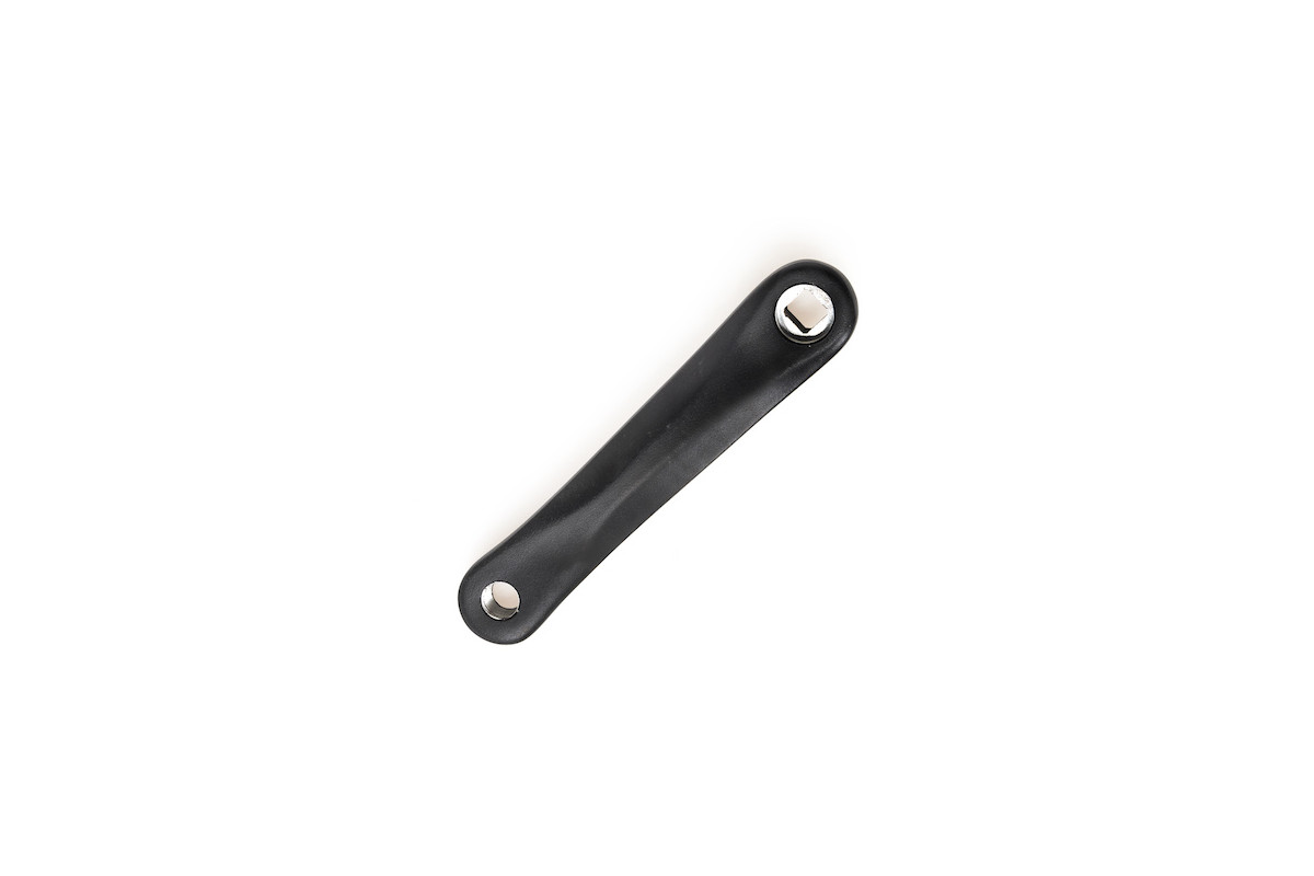 Kľuka ľavá PROWHEEL Hliníková, čierna 152mm