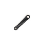Kľuka ľavá PROWHEEL Hliníková, čierna 152mm