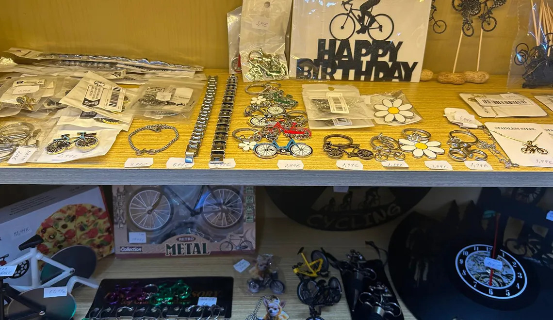 Darčeky a suveníry v bicyklovom prevedení